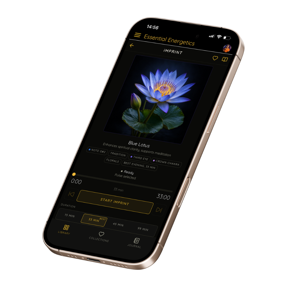 Blue Lotus iMPRINT session in Essential Energetics