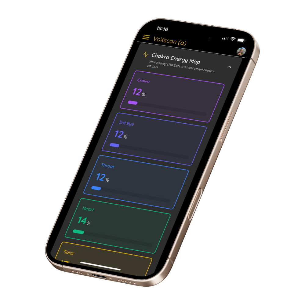 VoXscan Chakra Energy Map